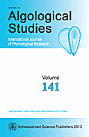 Cover image of: Algological Studies/Archiv für Hydrobiologie, Supplement Volumes Volume 141