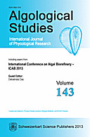 Cover image of: Algological Studies/Archiv für Hydrobiologie, Supplement Volumes Volume 143  1