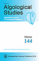 Cover image of: Algological Studies/Archiv für Hydrobiologie, Supplement Volumes Volume 144  1