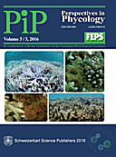 Cover image of: Perspectives in Phycology Vol. 3 No. 3